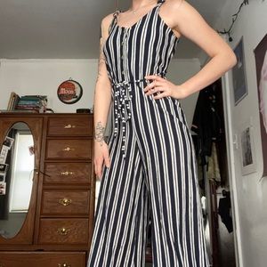 Blue and white Jumpsuit